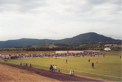 Macedonia Park during a football event